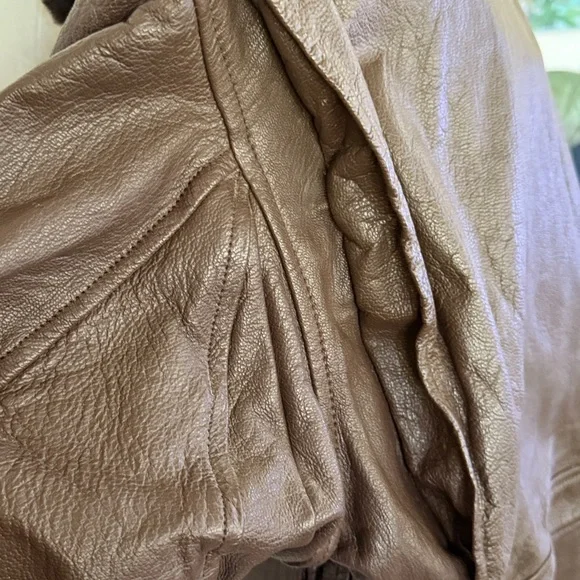 VINTAGE LEATHER G-1 FLIGHT JACKET US NAVY - Picture 8 of 16